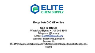Koop 4-AcO-DMT online