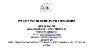 Wo kann man Nembutal-Pulver online kaufen