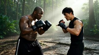 Luta de campeões de Kung Fu