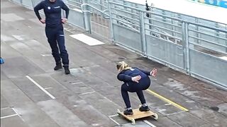 It looks like skateboarding but Its not