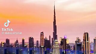 Dubai Burj khalifa view in night