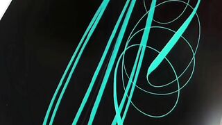 From Blank Canvas to Masterpiece: High-Contrast Pinstripe Art