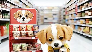 This Little Puppy Cooked Noodles Alone for His Friend! ???????? So Emotional!