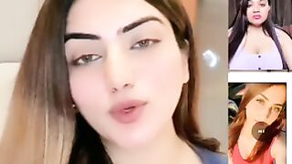 Indian hot beautiful girl speak pk punishment live show