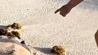 He flipped the turtle back to safety... and watched it race home ????❤️