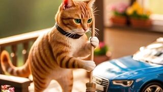 A Mother’s Gentle Lesson ???? | Emotional Cat Story | Miniature Cinematic World
