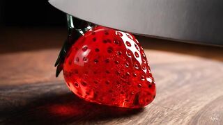Crystal Strawberry Cutting Video