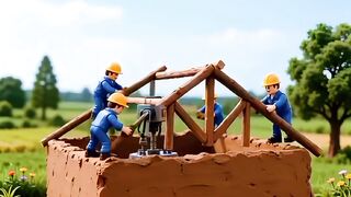 Making a house from the ground