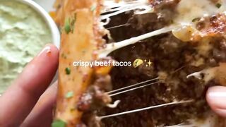 crispy beef tacos ????