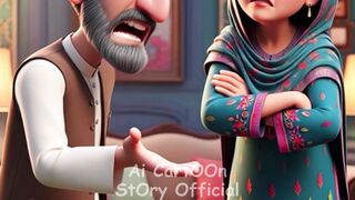 Sheikh’s Tombstone Comedy ???? Marriage Date Became Death Date | #ai #cartoon #shorts