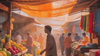 Cinematic Walk Through a Traditional Southeast Asian Market | 4K Travel Video