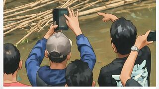 Cuma Cari Rezeki di Sungai, Malah Diterkam Buaya di Depan Mata Warga