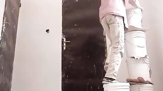 Painter man Fall down