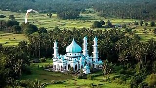 Natural Scenery With Mosque