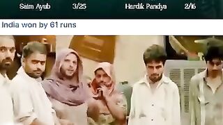 Funny video Pak vs India match learn hogaya