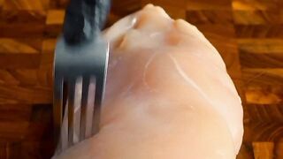 Asmr Make steak with a unique and spicy sauce