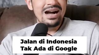 jalan di Indonesia tidak ada di google map