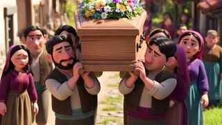 Wife Describes Afterlife… Villager Thinks It’s His House ???? | Desi Comedy | #ai #shorts #cartoon