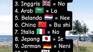 Baru Kata Tidak Dari Berbagai Negara