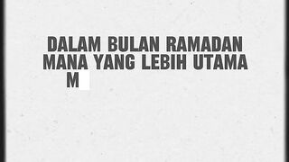 TADARUS VS KAJIAN Di Bulan Ramadhan