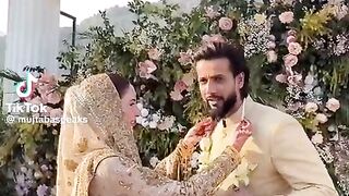 Pakistani cricketer Imad waseem wedding ceremony