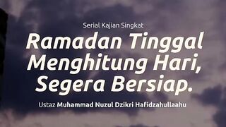 Bersiap Ramadhan