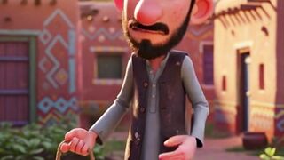 Lost Donkey Comedy ???? | Village Joke Animation | Funny Short Story | #ai #cartoon #shorts