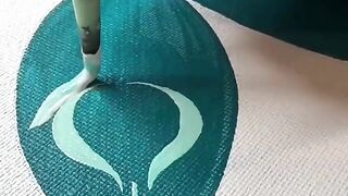 Symmetry in Bloom: Professional Canvas Painting Techniques
