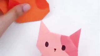Just Ordinary Paper… Turned into a Cute Cat?! ????????