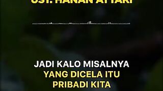 kalau kita dijahatin apakah kita boleh membalas? #ustadzhananattaki #anakmuda