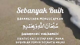 Cara Agar Diampuni Dosa Sebanyak Buih di Laut #shorts
