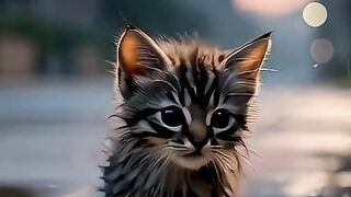 Abandoned Kitten Rescued and Adopted – Emotional Cat Story ????❤️