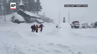 Rescuers find at least 8 skiers dead after California avalanche.