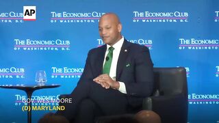 Wes Moore says 'God determines my worthiness,' not Trump.
