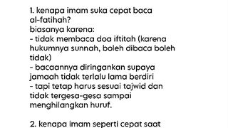Cara Sholat Tarawih