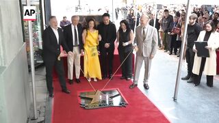 Michelle Yeoh gets a star on the Hollywood Walk of Fame.