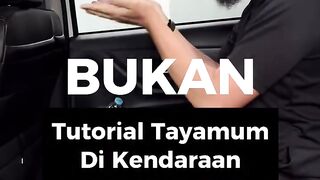 Bersuci di atas kendaraan