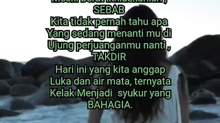 Nikmati Takdir Hari Ini.#shorts#youtubeshorts#katakatabijak#Quotes