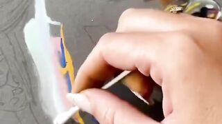 Incredible Metallic Portrait Timelapse
