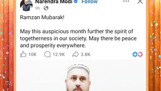 Ramzan Mubarak ! Narendra Modi