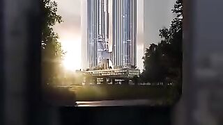 Moscow City-2 - Skyscrapers in Pebbles