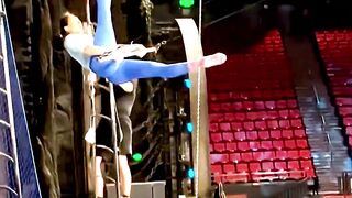 To have a perfectly fit body #split #aerial #gym #circus #flip #trampoline