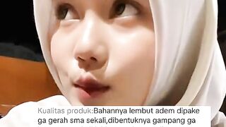 Jilbab Paris jadul dipake cewek pulen