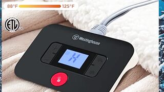 Westinghouse Electric Blanket Throw Heated Blanket #short