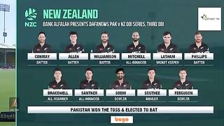 Pakistan vs New Zealand 3rd Odi Highlights