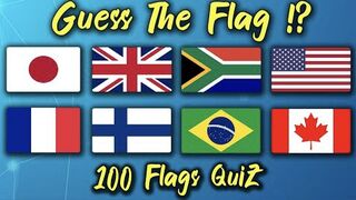 Guess The Flag in 5 Seconds | 100 FLAGS QuiZ, Challenge