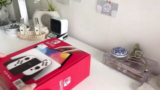nintendo switch OLED unboxing❤️