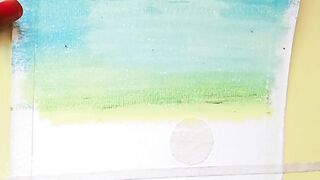 Oil pastels drawing for beginners.