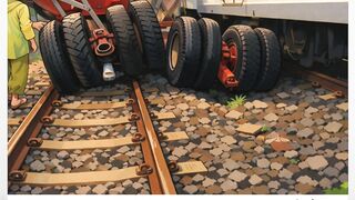 Detik-detik Tabrakan KRL Bandara dengan Truk di Poris Tangerang