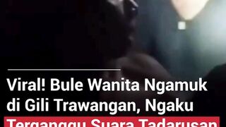 BULE WANITA NGAMUK KARENA MENGAKU TERGANGGU DENGAN SUARA TADARUSAN DI MASJID